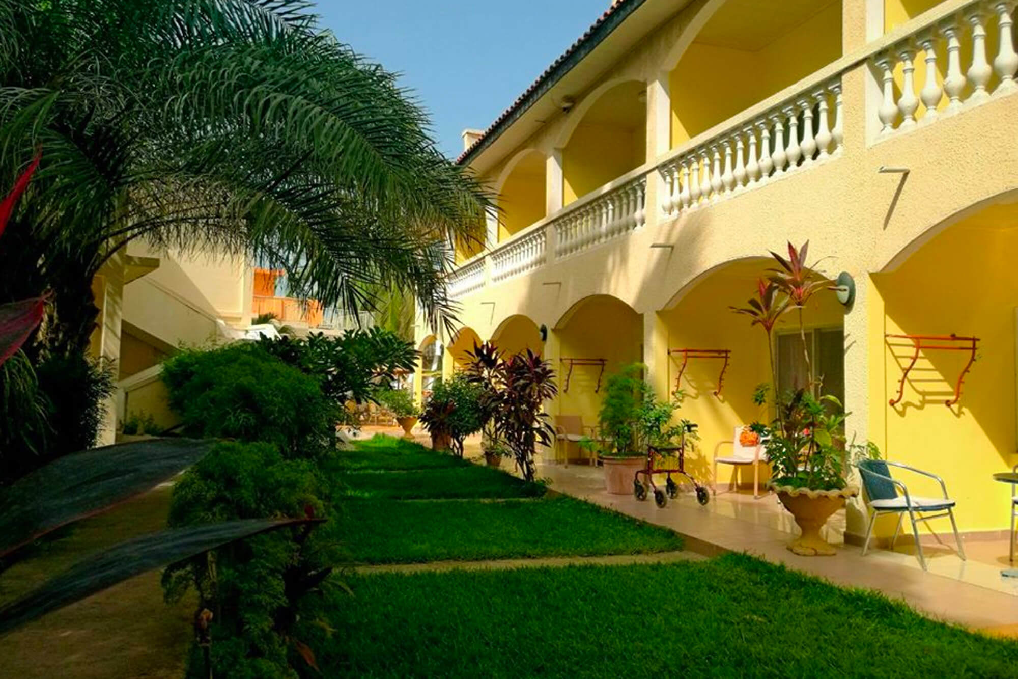 Accommodaties van het Cape Point hotel in Gambia