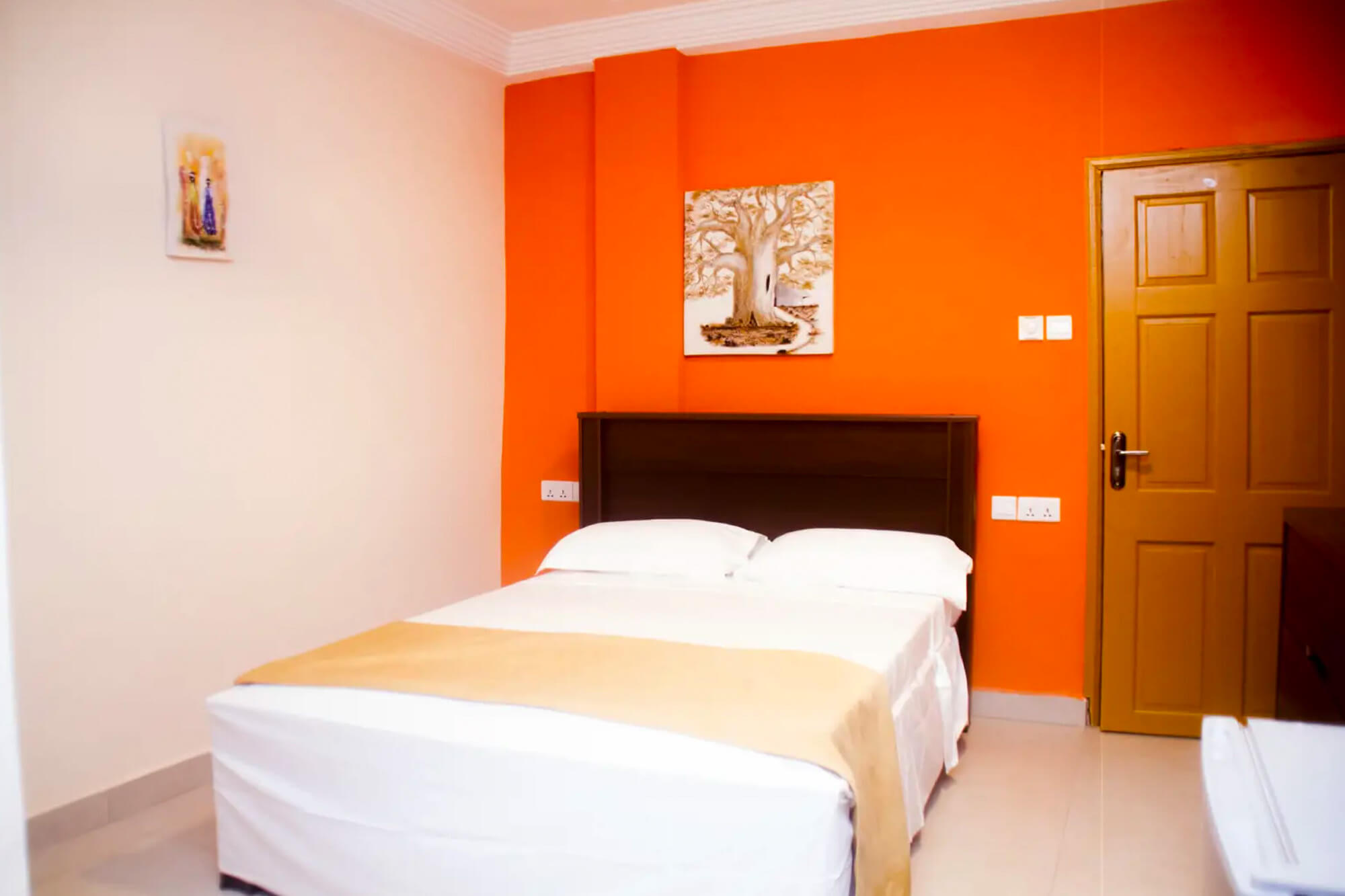 Hotelkamer van het Het Baobab Holiday Resort hotel in Gambia, Bijilo