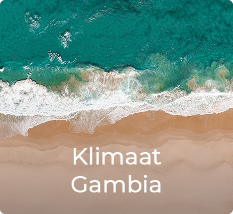 Het klimaat en weer in Gambia